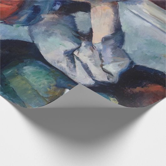 Paul Cezanne - Jongen in de Rode Vest Cadeaupapier (Hoek)