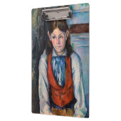 Paul Cezanne - Jongen in de Rode Vest Klembord (Links)