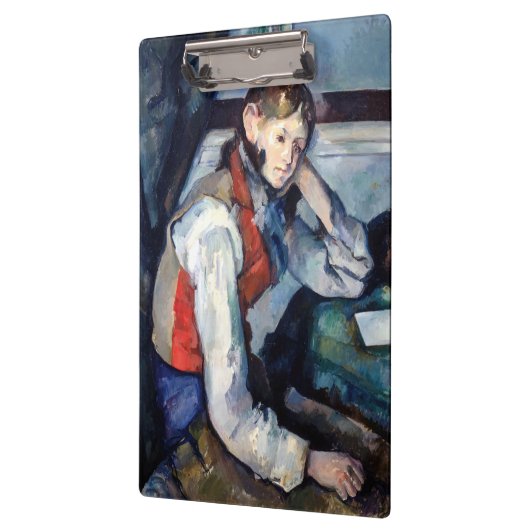 Paul Cezanne - Jongen in de Rode Vest Klembord (Links)