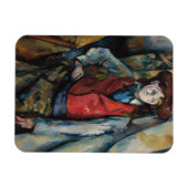 Paul Cezanne - Jongen in de Rode Vest Magneet (Horizontaal)