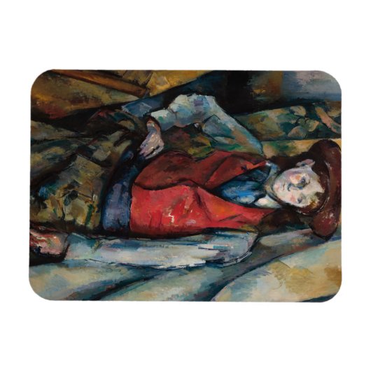 Paul Cezanne - Jongen in de Rode Vest Magneet (Horizontaal)