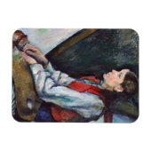 Paul Cezanne - Jongen in de Rode Vest Magneet (Horizontaal)