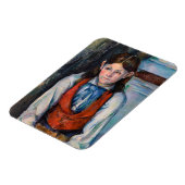 Paul Cezanne - Jongen in de Rode Vest Magneet (Linkerzijde)