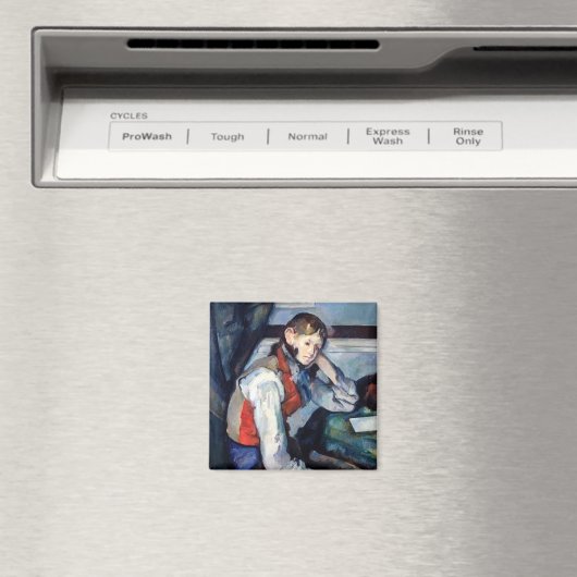 Paul Cezanne - Jongen in de Rode Vest Magneet (Insitu (Vaatwasser))