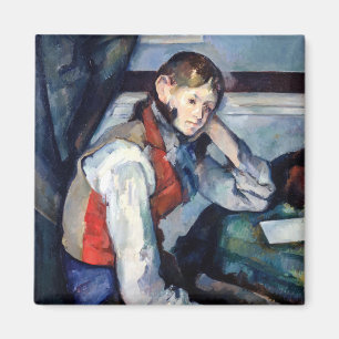 Paul Cezanne - Jongen in de Rode Vest Magneet