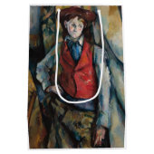 Paul Cezanne - Jongen in de Rode Vest Medium Cadeauzakje (Achterkant)