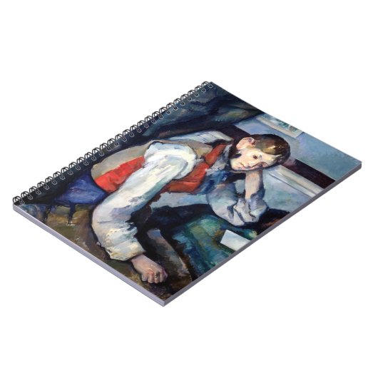 Paul Cezanne - Jongen in de Rode Vest Notitieboek (Linkerzijde)