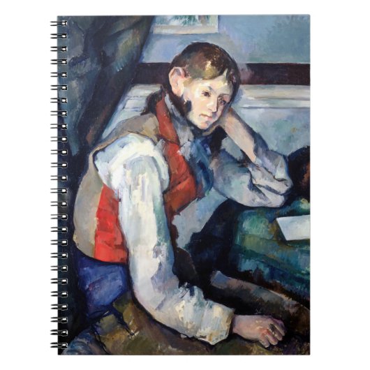 Paul Cezanne - Jongen in de Rode Vest Notitieboek (Voorkant)