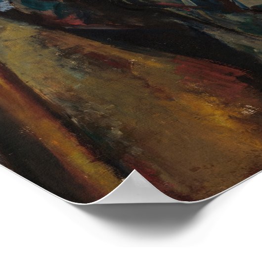 Paul Cezanne - Jongen in de Rode Vest Poster (Hoek)