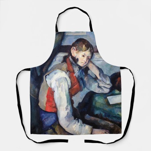 Paul Cezanne - Jongen in de Rode Vest Schort (Voorkant)