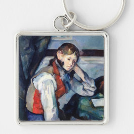Paul Cezanne - Jongen in de Rode Vest Sleutelhanger