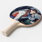 Paul Cezanne - Jongen in de Rode Vest Tafeltennisbatje (Voorkant Gekanteld)