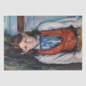 Paul Cezanne - Jongen in de Rode Vest Tissuepapier (Voorkant)