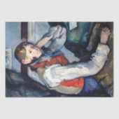 Paul Cezanne - Jongen in de Rode Vest Tissuepapier (Voorkant)