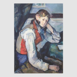 Paul Cezanne - Jongen in de Rode Vest Tissuepapier