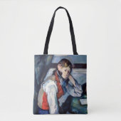 Paul Cezanne - Jongen in de Rode Vest Tote Bag (Voorkant)