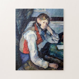 Paul Cezanne - Jongen in het rode vest Legpuzzel