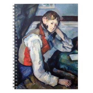 Paul Cezanne - Jongen in het rode vest Notitieboek