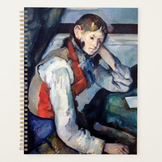 Paul Cezanne - Jongen in het rode vest Planner (Voorkant)