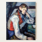 Paul Cezanne - Jongen in het rode vest Planner (Achterkant)
