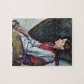Paul Cezanne - Jongen in het Rode Weste Legpuzzel (Horizontaal)