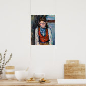 Paul Cezanne - Jongen in het Rode Weste Poster (Keuken)