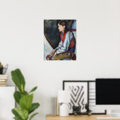 Paul Cezanne - Jongen in het Rode Weste Poster (Thuiskantoor)
