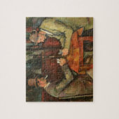 Paul Cezanne | Kaartspelers, 1893-1996 Legpuzzel (Verticaal)