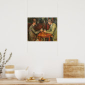 Paul Cezanne | Kaartspelers, 1893-1996 Poster (Keuken)