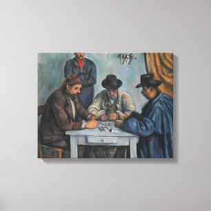 Paul Cezanne   Kaartspelers Canvas Afdruk