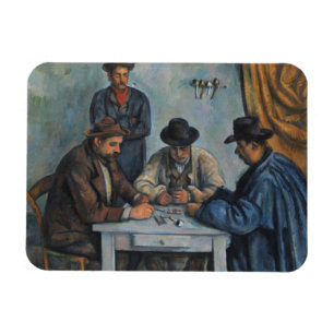 Paul Cezanne   Kaartspelers Magneet