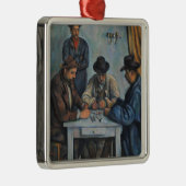 Paul Cezanne | Kaartspelers Metalen Ornament (Rechts)