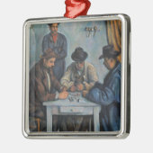 Paul Cezanne | Kaartspelers Metalen Ornament (Links)