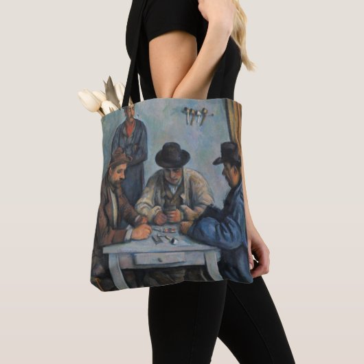 Paul Cezanne | Kaartspelers Tote Bag (Dichtbij)