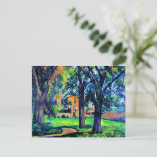 Paul Cezanne - Kastanjeboom en boerderij, Briefkaart