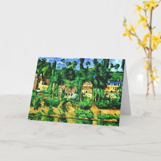 Paul Cezanne - Kasteel van Medan  Kaart (Gele Bloem)