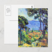 Paul Cezanne - Land scape Briefkaart (Voorkant / Achterkant)