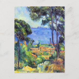 Paul Cezanne - Land scape Briefkaart