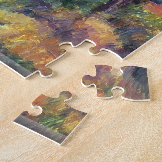 Paul Cezanne - Land scape Legpuzzel (Zijkant)