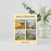 Paul Cezanne - Landschap Masterstuks Selection Briefkaart (Staand voorkant)