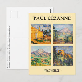Paul Cezanne - Landschap Masterstuks Selection Briefkaart