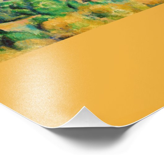 Paul Cezanne - Landschap Masterstuks Selection Foto Afdruk (Hoek)