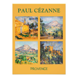 Paul Cezanne - Landschap Masterstuks Selection Foto Afdruk