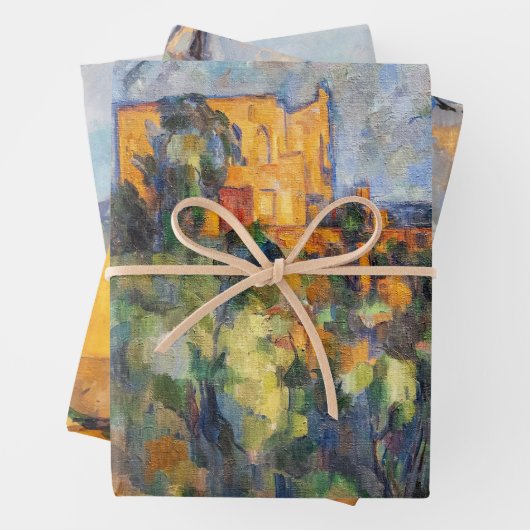 Paul Cezanne - Landschap Masterstuks Selection Inpakpapier Vel (In situ)