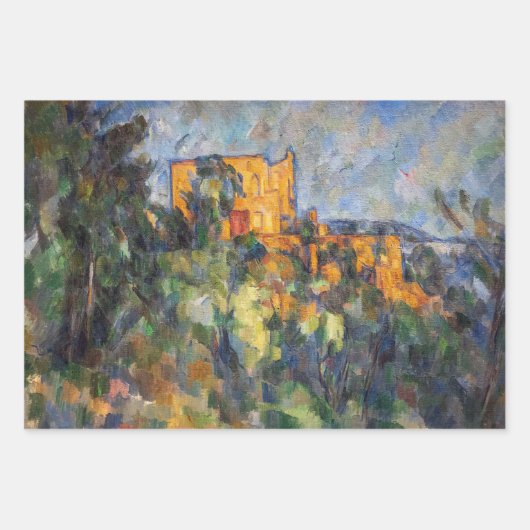 Paul Cezanne - Landschap Masterstuks Selection Inpakpapier Vel (Voorkant)