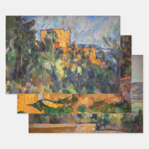Paul Cezanne - Landschap Masterstuks Selection Inpakpapier Vel
