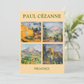 Paul Cezanne - Landschap Masterstuks Selection Kaart (Staand voorkant)