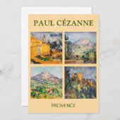Paul Cezanne - Landschap Masterstuks Selection Kaart (Voorkant / Achterkant)