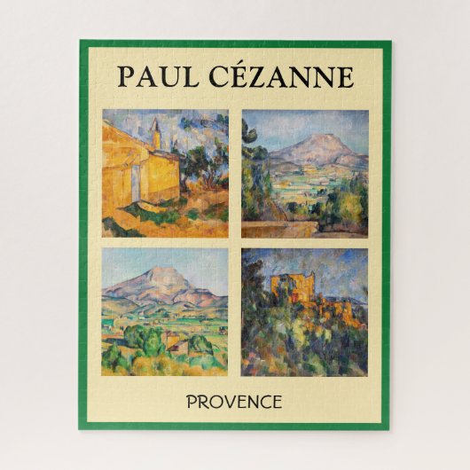 Paul Cezanne - Landschap Masterstuks Selection Legpuzzel (Verticaal)