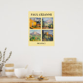 Paul Cezanne - Landschap Masterstuks Selection Poster (Keuken)